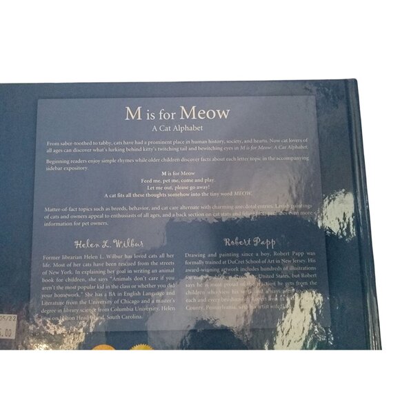 M Is For Meow: A Cat Alphabet Childrens Book By Helen L. Wilbur & Robert Papp - Picture 3 of 3